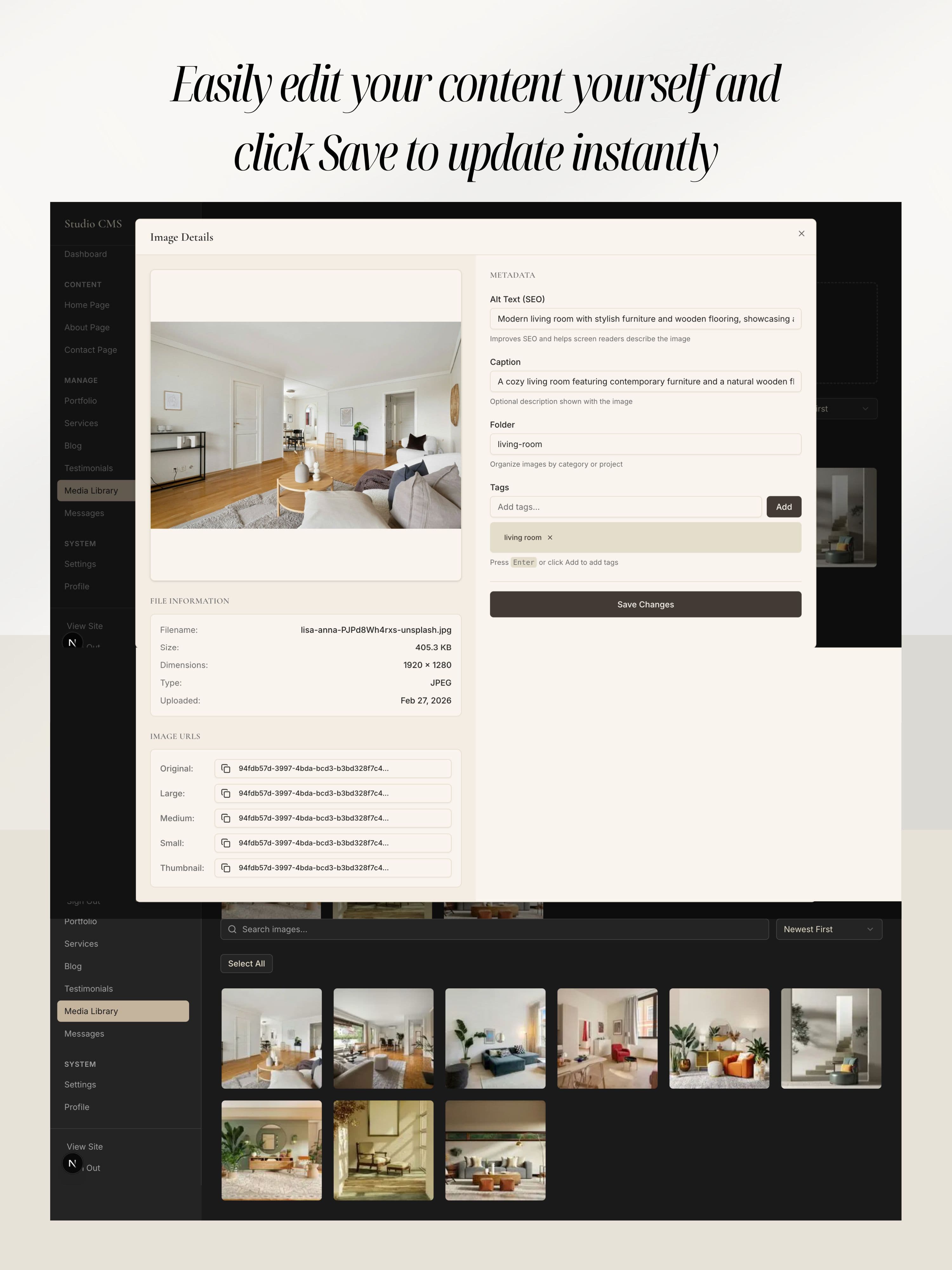 Nestforma interior design blog page