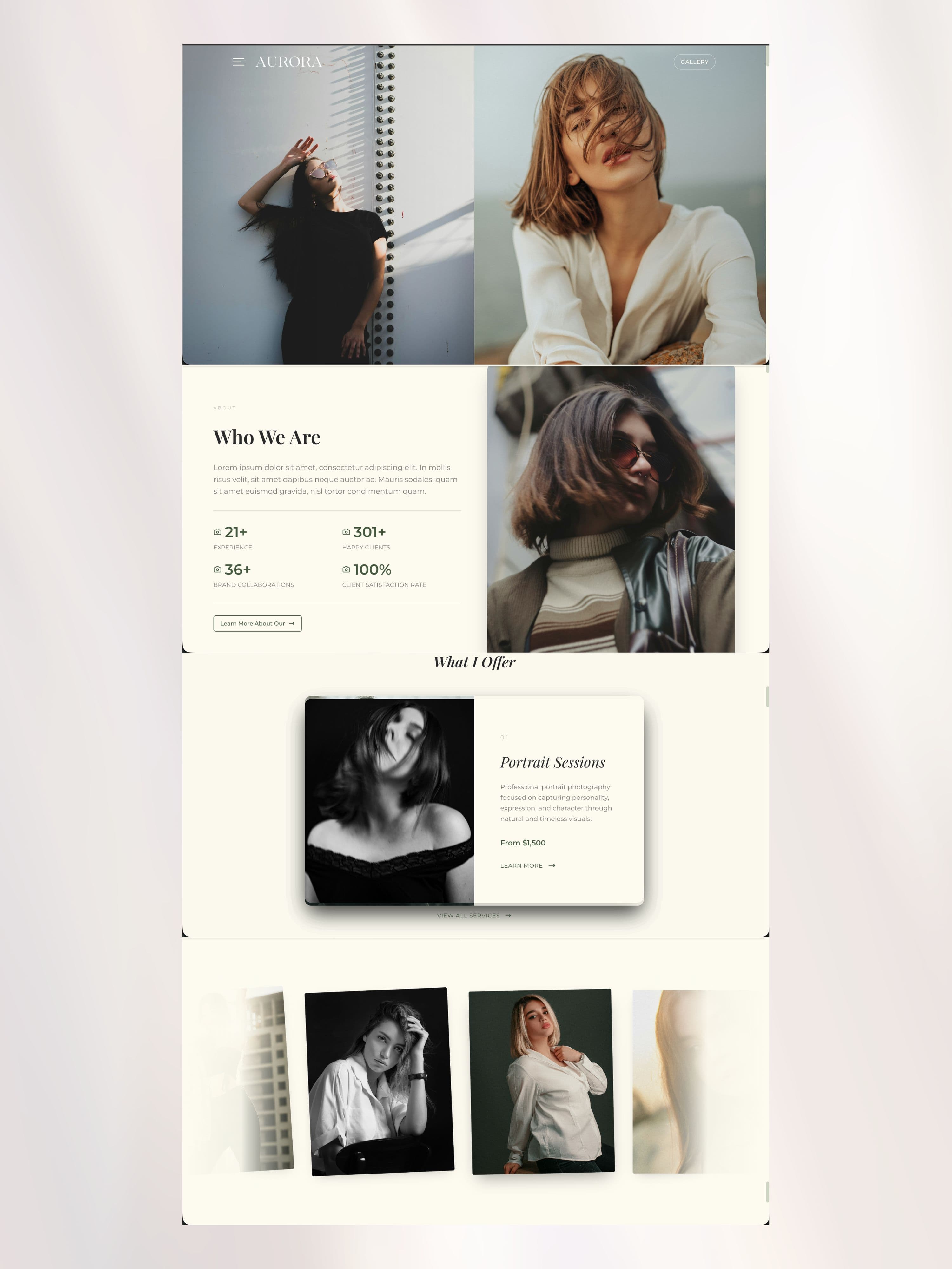 Aurora photography website